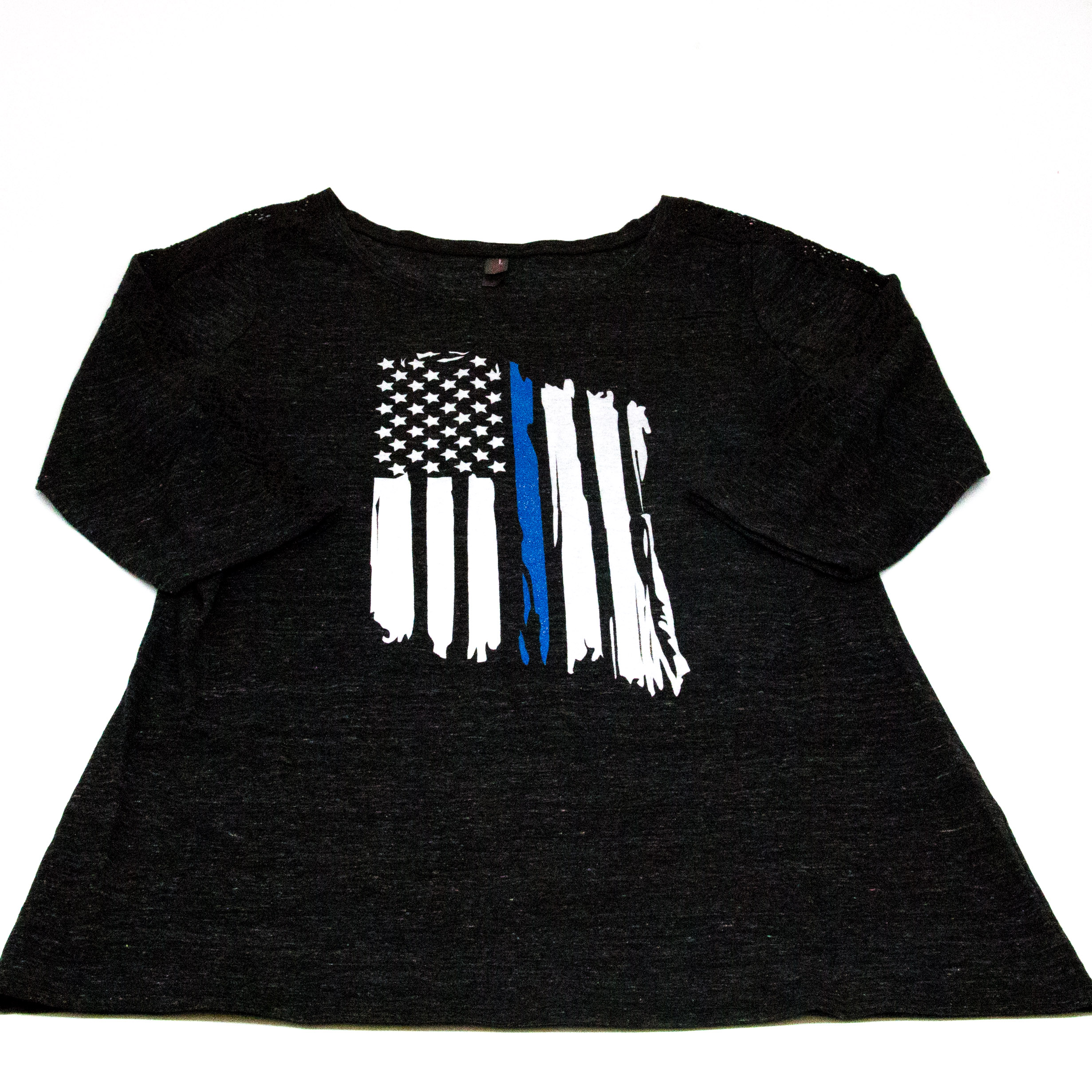 thin blue line shirt women's