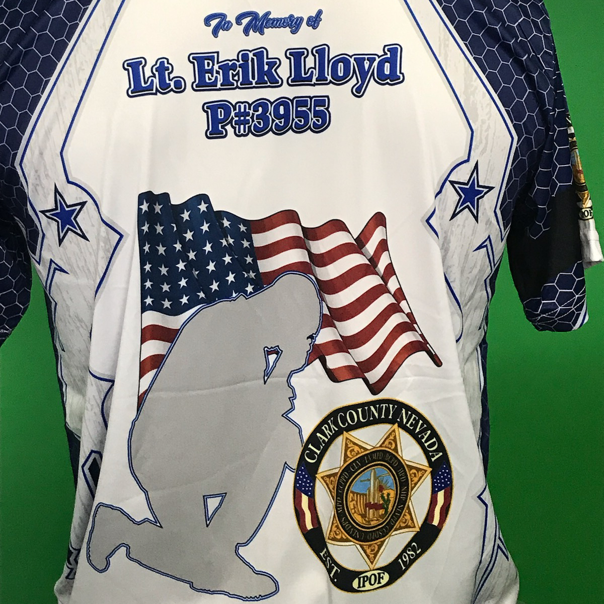 In Memory Of Lt Erik Lloyd T Shirt Male Ipof Store Vegas 3968